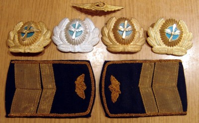 Кокарды и пара погон ГВФ