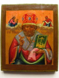 Икона Св. Николай Чудотворец в окладе