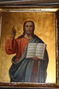 Спас. Большой. 40х47. По золоту.