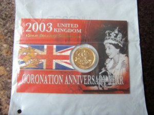 GOLD SOVEREING 2003