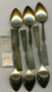 Серебряные ложки. 6 шт.