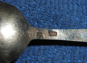 ложки серебро, эмаль.