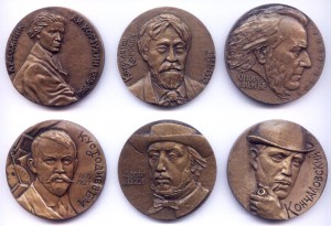 Настольные медали 10шт