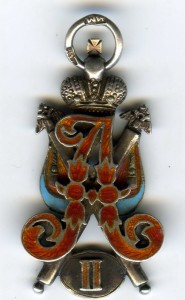 Александровский кадетский брестский корпус . Серебро, Эмаль