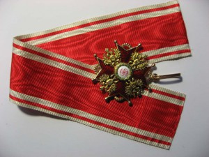 Станислав II ст - состояние люкс, родная коробка, лента