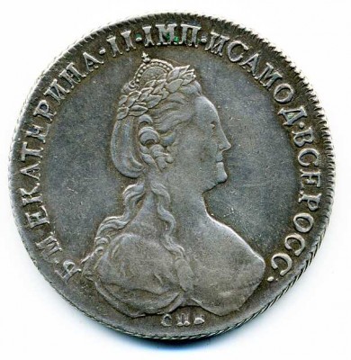 1 рубль 1781 г.