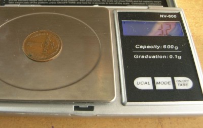 1 копейка 1924 год другой металл???