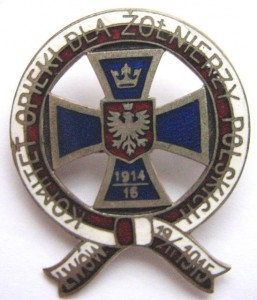 Знак комитета помощи польским солдатам 1914/16