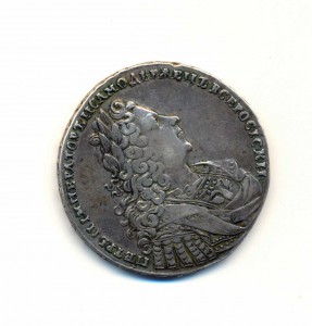 Рубль 1728 год