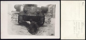 ФОТО - Т-34 дегазация танка - до 1945г.