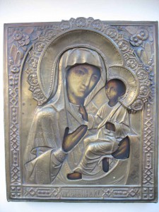 Тихвинская.Оклад.Киот