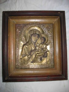 Тихвинская.Оклад.Киот