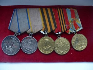 Ов 2ст. +Ов юб.+Отвага+БЗ+города.