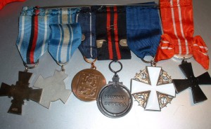 Финляндия Кресты Медали 8-й Див. Кайнуу Свобода Белая Роза+