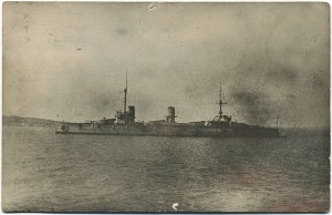 Линейный корабль "Генерал Алексеев" в Бизерте