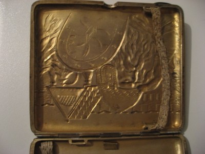 портсигар "Русский богатырь"