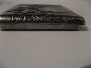 портсигар "Русский богатырь"