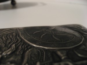 портсигар "Русский богатырь"