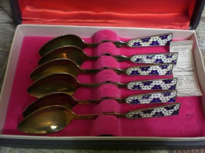 Серебряные ложки. 6 шт.