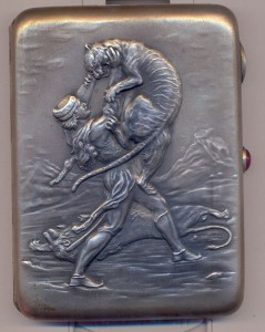 Портсигар "Витязь в тигровой шкуре"