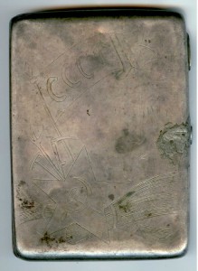 Портсигар, серебро, наградной , 1928г