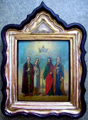 Икона "Князь Владимир,Св.Анисия,Ап.Пётр,Ап.Павел".