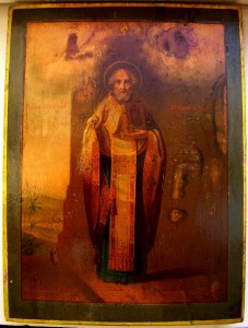 "Св.Николай" ростовой,мастерская Киево-Печерской Лавры.