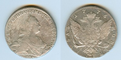 1 рубль 1776 года.