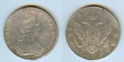 1 рубль 1780 года.