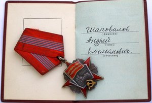 Орден Октябрьской Революции, №44***, с доком, целый