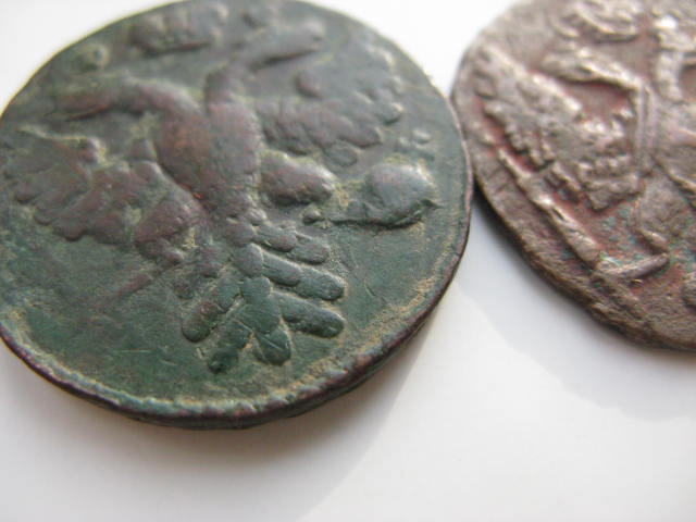 Деньга 3 шт. (1743,1737,1748 гг.)