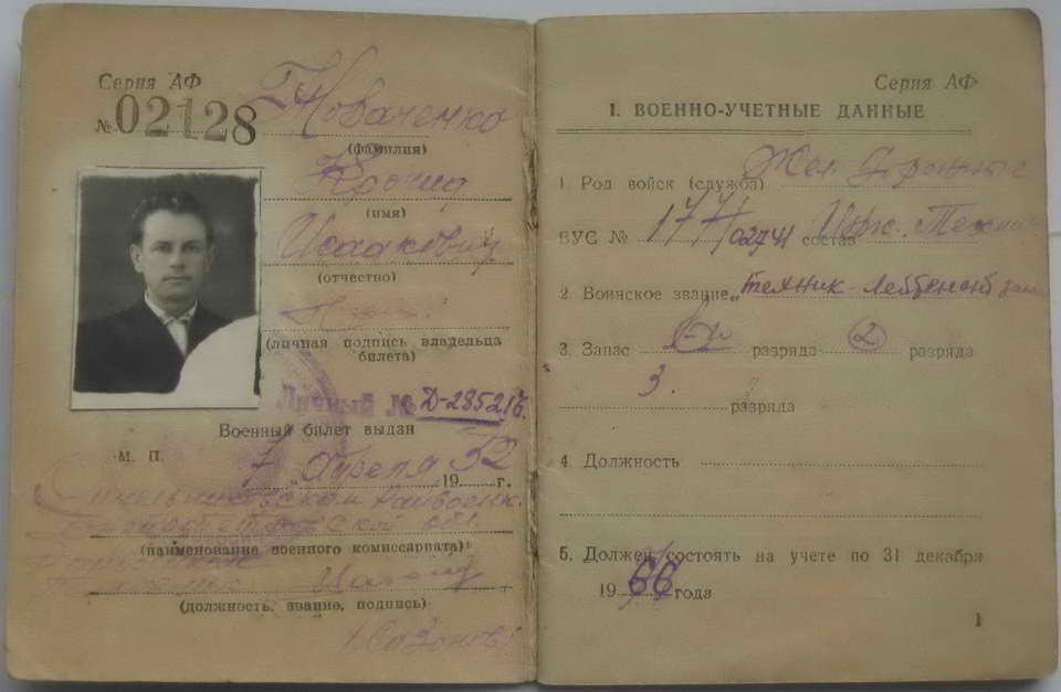 Интересный комплект Новаченко.