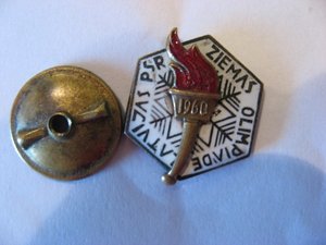 Зимним олимпийцам Латвии.1960 год.