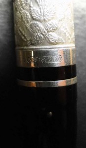 Перьевая ручка "Montegrappa". Серебро, Золото.
