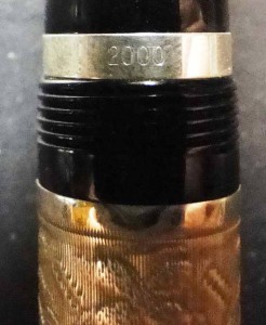Перьевая ручка "Montegrappa". Серебро, Золото.