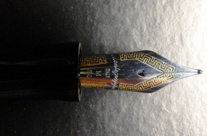 Перьевая ручка "Montegrappa". Серебро, Золото.