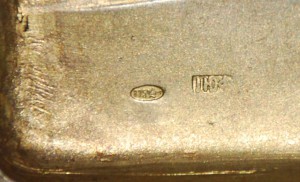 Портсигар  Красноармеецы