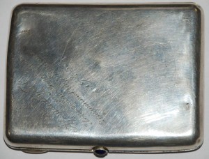 Портсигар  Красноармеецы