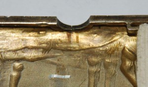 Портсигар  Красноармеецы