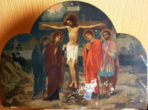 Икона на цинке. Модерн.
