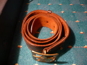 Ремень.Бляха с прорезной звездой.