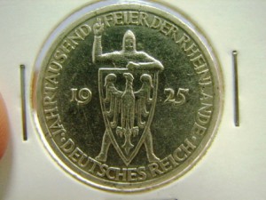 3 рейхсмарки 1925(серебро)