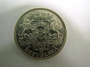 1 лат 1924(серебро)