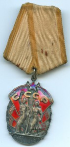 Знак Почета 493831, с документом.