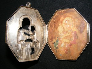 Иконка.двусторонняя.Серебро.