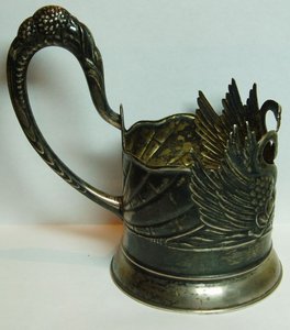 Подстаканник "Лебеди"