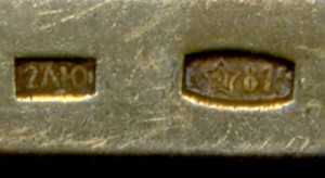 Набор чайных ложечек(Серебро-Эмаль)