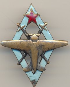 Пилот военных авиационных школ ВВС РККА