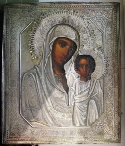 Казанская в серебре, 1888