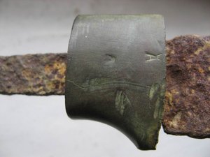 Остатки казачей шашки. Откопанная.